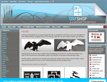 Tablet Screenshot of dxfshop.com